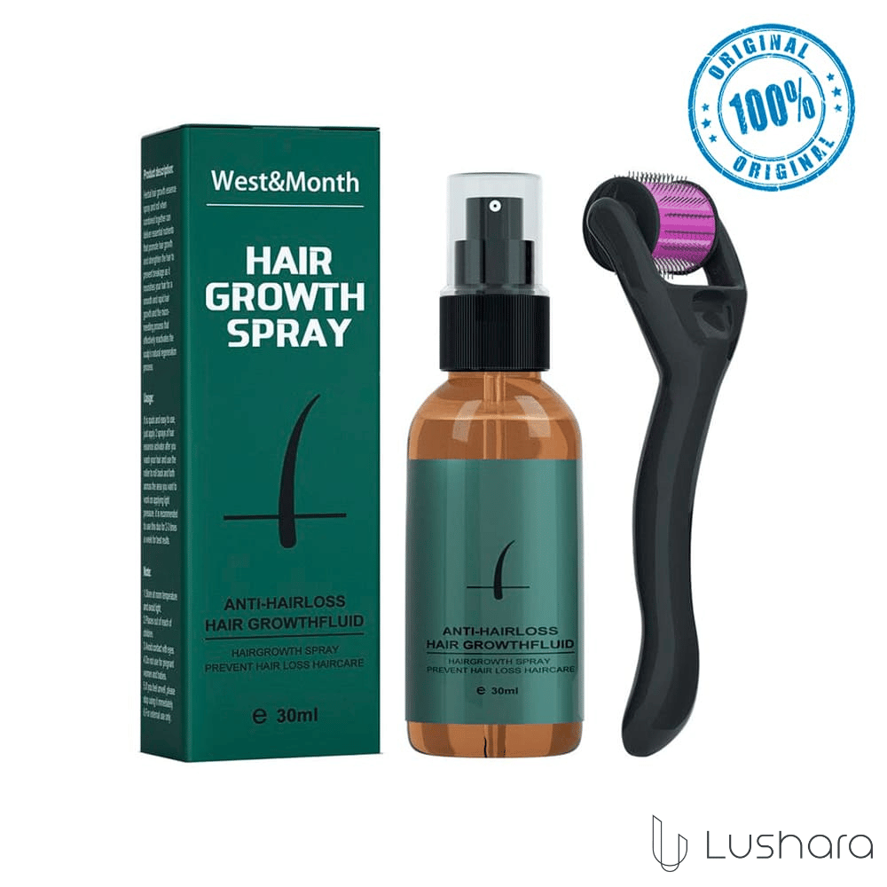 Kit 3 Spray GrowthFluid - Tratamento Potencializador para Barba